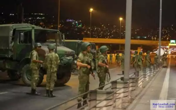 Military coup in Turkey as President Erdogan urges citizens to fight